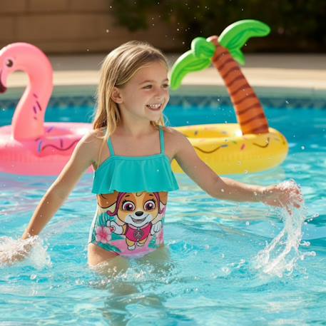 Maillot de bain fille imprimé pat patrouille Rose 2 - vertbaudet enfant 