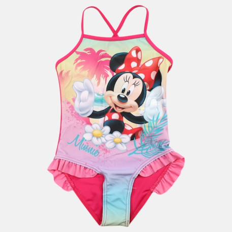 Maillot de bain enfant imprimé minnie Rose+Rouge 3 - vertbaudet enfant 