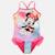 Maillot de bain enfant imprimé minnie Rose+Rouge 3 - vertbaudet enfant 