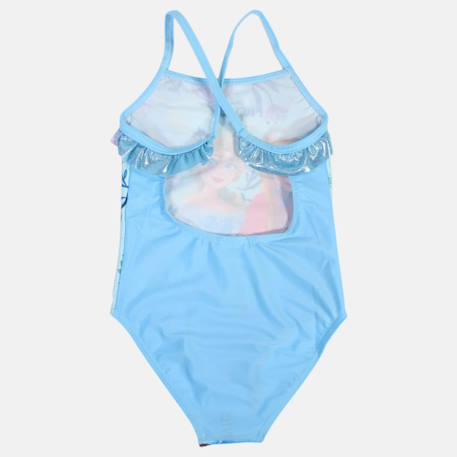 Maillot de bain enfant motif animé la reine des neiges Bleu+Mauve 4 - vertbaudet enfant 