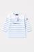 Marinière oiseau bébé - coton léger Blanc/placid blue 1 - vertbaudet enfant 