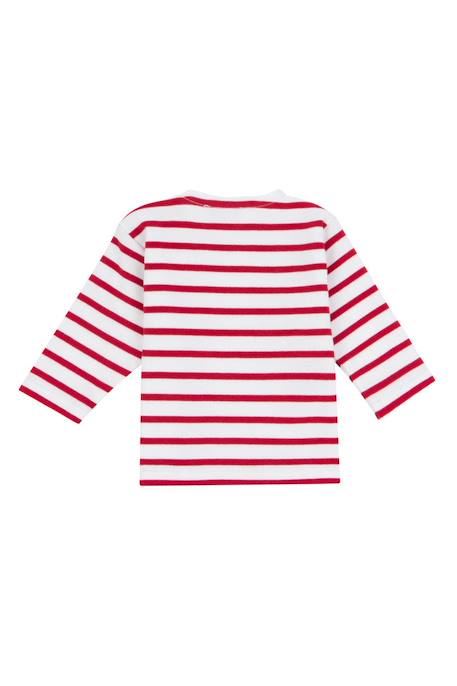 Marinière col bateau en coton loctudy bébé Blanc/braise+Blanc/etoile+Blanc/navire+Navire/blanc 2 - vertbaudet enfant 
