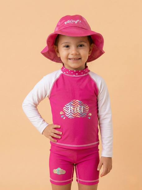 Bob réversible anti-uv : belle Rose / Fuschia 3 - vertbaudet enfant 