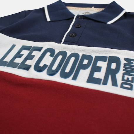 Polo manches courtes garçon imprimé Gris+Marine+Noir+Rouge 15 - vertbaudet enfant 