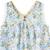 Blouse  fleurie   à bretelles croisées  anaïs Bleu ciel fleuri rose 4 - vertbaudet enfant 
