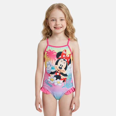 Maillot de bain enfant imprimé minnie Rose+Rouge 1 - vertbaudet enfant 