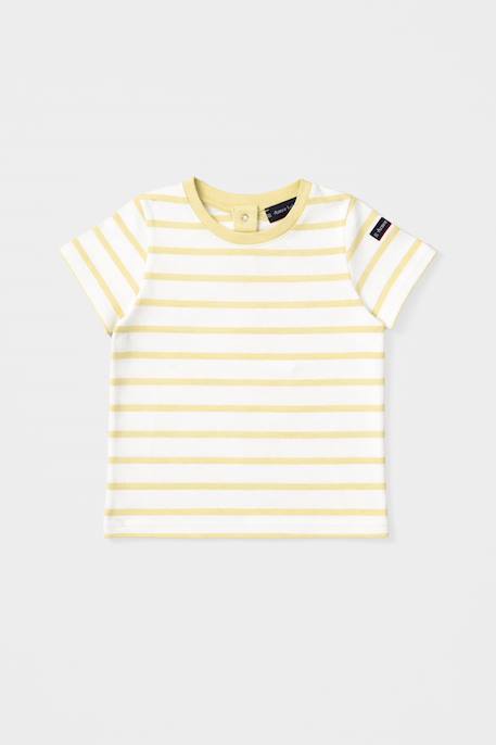 Bébé-T-shirt, sous-pull-Marinière manches courtes bébé - coton léger