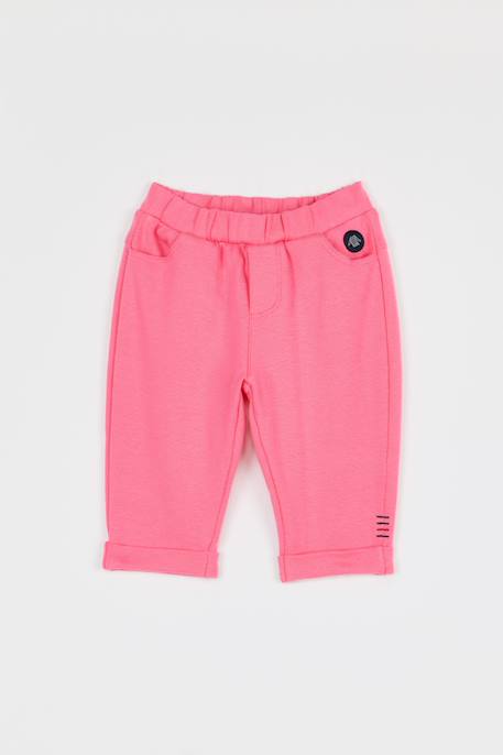 Pantalon en coton maille bébé Delhi+Peach nectar+Petunia 5 - vertbaudet enfant 