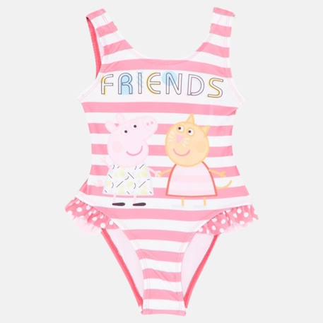 Maillot de bain enfant imprimé peppa pig Bleu+Rose 9 - vertbaudet enfant 