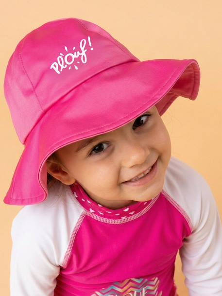 Bob réversible anti-uv : belle Rose / Fuschia 1 - vertbaudet enfant 
