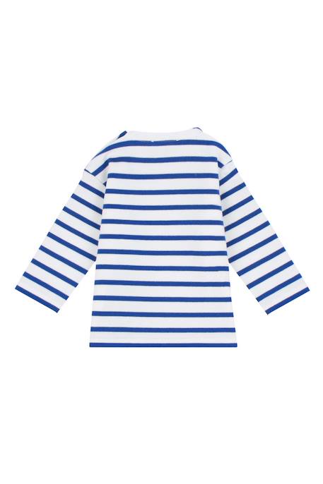 Marinière col bateau en coton loctudy bébé Blanc/braise+Blanc/etoile+Blanc/navire+Navire/blanc 5 - vertbaudet enfant 