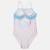 Maillot de bain enfant motif animé la reine des neiges Bleu+Mauve 11 - vertbaudet enfant 