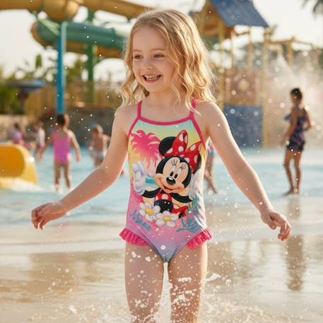Maillot de bain enfant imprimé minnie Rose+Rouge 2 - vertbaudet enfant 