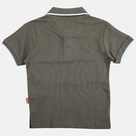 Polo manches courtes garçon imprimé Gris+Marine+Noir+Rouge 12 - vertbaudet enfant 