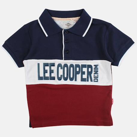 Polo manches courtes garçon imprimé Gris+Marine+Noir+Rouge 13 - vertbaudet enfant 