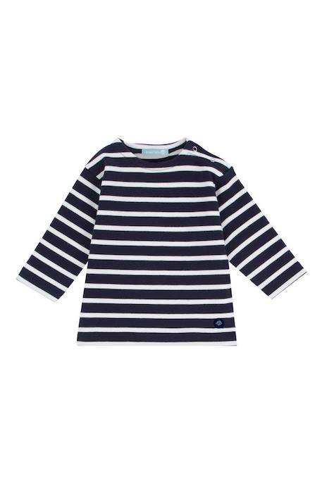 Bébé-T-shirt, sous-pull-Marinière col bateau en coton loctudy bébé