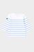 Marinière oiseau bébé - coton léger Blanc/placid blue 2 - vertbaudet enfant 