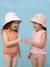 Bob réversible anti-uv - fille Blanc / Orange+Rose / Orange+Rose / Rouge 3 - vertbaudet enfant 