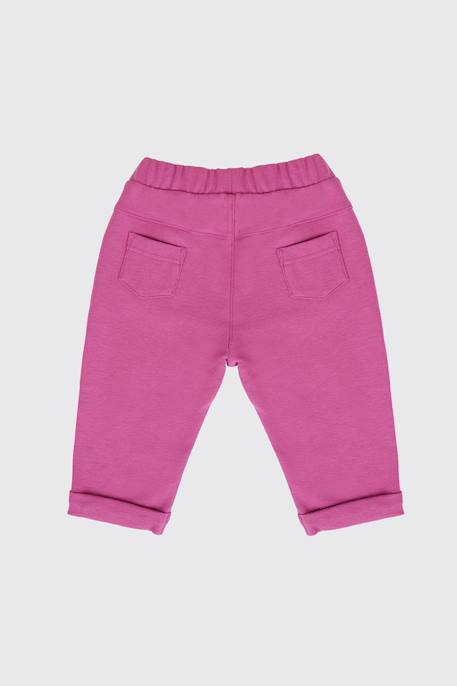 Pantalon en coton maille bébé Delhi+Lupin+Peach nectar+Petunia 4 - vertbaudet enfant 