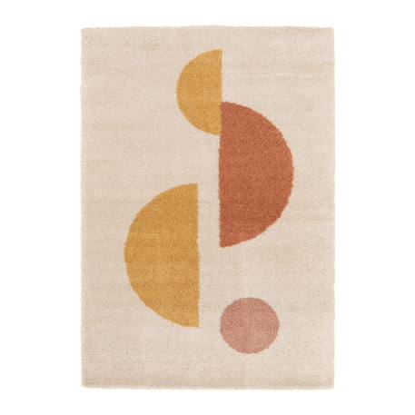 Tapis shaggy épais et confortable moon Terracotta 1 - vertbaudet enfant 