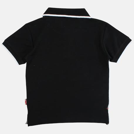 Polo manches courtes garçon imprimé Gris+Marine+Noir+Rouge 4 - vertbaudet enfant 
