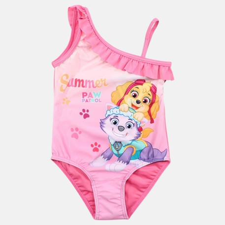 Maillot de bain une pièce enfant imprimé pat patrouille Rose 3 - vertbaudet enfant 