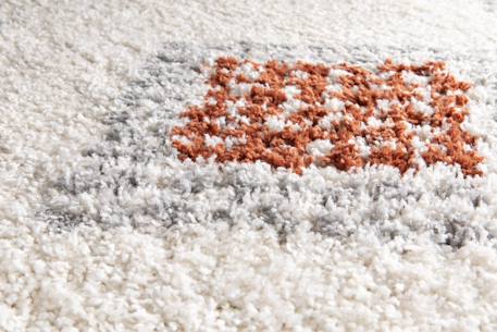 Tapis shaggy doux et moelleux à poils longs tessera Rouge naturel 6 - vertbaudet enfant 