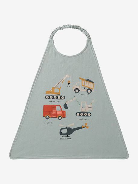 Lot 3 grands bavoirs rose+vert d'eau 6 - vertbaudet enfant 