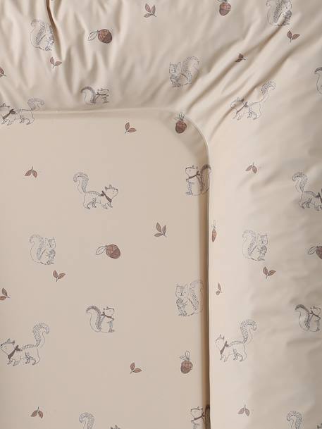 Matelas à langer Lionceau Babylone+Bayou+blanc imprimé+écru+ficelle+rose imprimé 20 - vertbaudet enfant 