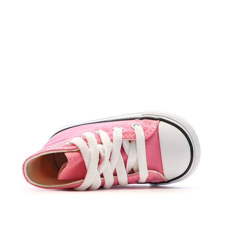 Basket chuck taylor all star hi – modèle haut en toile – enfant Rose 4 - vertbaudet enfant 