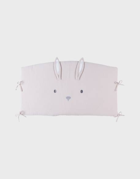 Tour de lit et protège barreaux mousseline de coton Beige 3 - vertbaudet enfant 