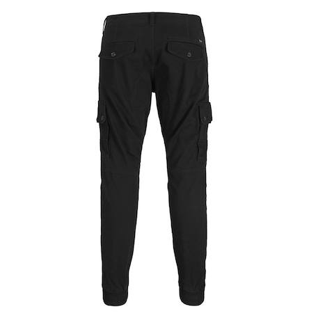 Pantalon cargo fluide garçon paul 111 Kaki+Noir 4 - vertbaudet enfant 