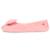 Chaussons ballerines ultra confortables, en coton biologique et semelle en cuir, détail grand nœud Corail+Noir 3 - vertbaudet enfant 