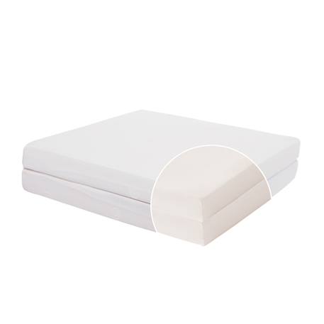 Matelas bébé pliant 2 parties 60x120cm essentiel Blanc 4 - vertbaudet enfant 