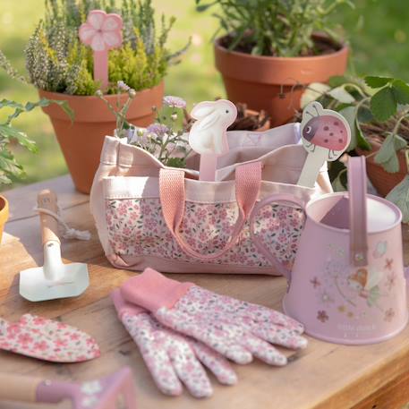 Coffret jardinage fairy garden rose (10 pièces) Rose 6 - vertbaudet enfant 
