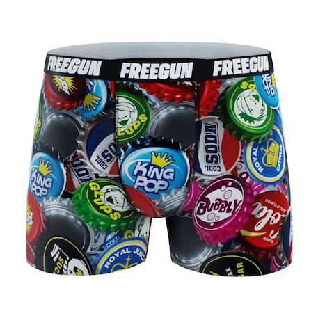 Lot de 4 boxers  aop fun Noir/rouge/jaune/bleu 6 - vertbaudet enfant 