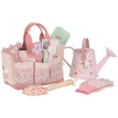 Jouet-Coffret jardinage fairy garden rose (10 pièces)