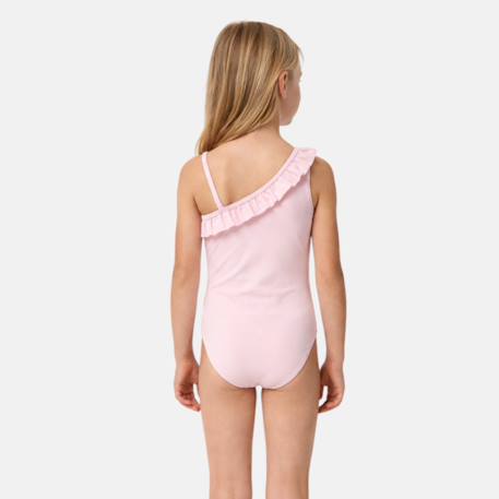 Maillot de bain 1 pièce avec volant et imprimé fille minnie Rose+Rose clair+Rouge 9 - vertbaudet enfant 
