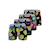 Lot de 4 boxers  aop fun Noir/rouge/jaune/bleu 1 - vertbaudet enfant 
