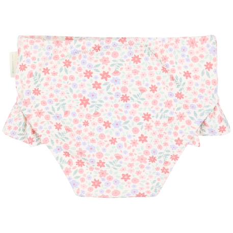 Maillot de bain enfant 2 pièces avec volants séchage rapide Blanc, rose, violet 5 - vertbaudet enfant 