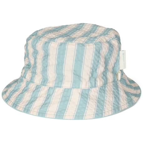 Bob réversible enfant été léger protection soleil Blanc, vert+Blanc, vert 2 - vertbaudet enfant 