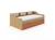 Lit gigogne avec rangement achille Terracotta 6 - vertbaudet enfant 