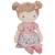 Poupée peluche enfant douce avec chignons et détails cousus Rose, bleu, blanc 2 - vertbaudet enfant 