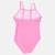 Maillot de bain 1 pièce avec volant et imprimé fille minnie Rose+Rose clair+Rouge 6 - vertbaudet enfant 