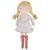 Poupée peluche enfant douce avec tresses et détails cousus Rose, jaune, beige 1 - vertbaudet enfant 