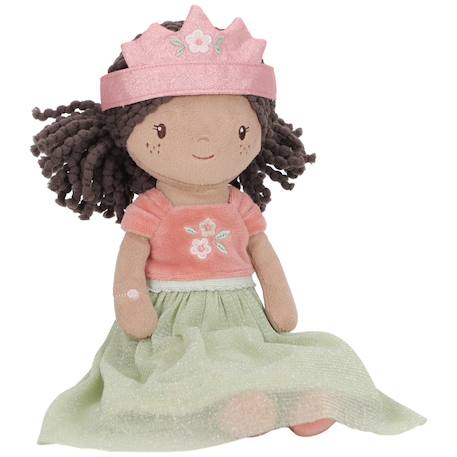 Poupée bébé souple enfant douce jeu d’imitation Rose, jaune, doré+Vert, rose, marron 4 - vertbaudet enfant 