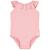 Maillot de bain fille 1 pièce - volants et tissu gaufré fleuri Rose 1 - vertbaudet enfant 