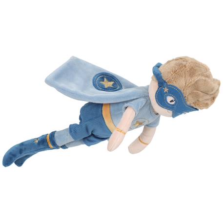 Poupée peluche garçon enfant douce tenue héro jeu d’imitation Bleu, jaune, marron+Rose, marron, jaune 4 - vertbaudet enfant 