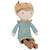 Poupée bébé souple enfant douce jeu d’imitation Bleu, jaune, marron+Rose, jaune, doré+Vert, rose, marron 2 - vertbaudet enfant 