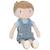 Poupée peluche garçon enfant douce pour câlins Bleu, beige 2 - vertbaudet enfant 
